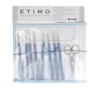 Set di uncini Tulip Etimo in acciaio argento reale - 1pz.