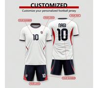 Set di uniformi personalizzate della squadra nazionale di calcio inglese per la Coppa del Mondo 2026 con logo personalizzato, numeri, nome della squadra e nomi dei giocatori. Bianco sportivo L,M,S,XL,