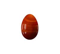 Set Di Uova Yoni Uova Yoni Non Forate Uovo Per Massaggio In Vera Giada Naturale Per Le Donne Esercizi Kegel Sfere Per Massaggio Per L'igiene Femminile,Corniola,M-4x2.5cm