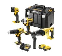 Set di utensili a batteria Dewalt 18V quattro pezzi DCK440P2T