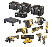 Set di utensili a batteria DeWALT, 4 batterie DCK853P4T