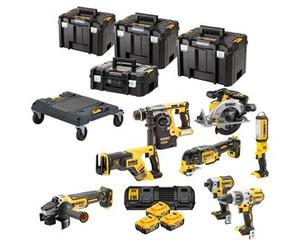 Set di utensili a batteria DeWALT, 4 batterie DCK853P4T