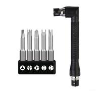 Set di utensili a forma di L con manico a croce a testa piatta triangolare Y U tre punte per cacciavite a quattro punte per riparazioni domestiche (set da 6 pezzi)