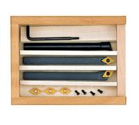 Set di utensili con placchette Proxxon 24555 per tornio PD 230/E