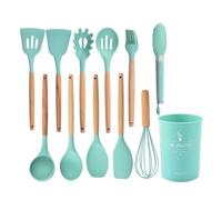 Set di Utensili Cucina Silicone Accessori Cucina Pasticceria Casalinga | Antiaderente, Resistente Calore, Resistente Deformazione, Foro Appendere
