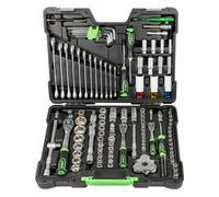 SET DI UTENSILI DA 132 PEZZI CON BUSSOLE ESAGONALI DA 1/2", 1/4" E 3/8" - FINITU
