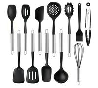 Set di utensili da cucina, 12 pezzi,strumenti da cucina in silicone