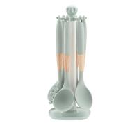 Set Di Utensili Da Cucina In Silicone, Design Resistente Al Calore, 1 Set, Utensilis Da Cucinas Con Supporto, Utensili Da Cucina Spatola Cucchiaio, Facile Da Pulire, Per La Casa, Il Ristorante