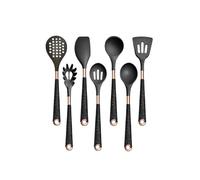 Set di utensili da cucina in silicone resistenti al calore, manico placcato oro rosa, spatola antiaderente, cucchiaio, 5-13 pezzi(B007)