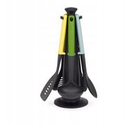 SET DI UTENSILI DA CUCINA JOSEPH DUO 5 UTENSILI + SUPPORTO MULTICOLORE