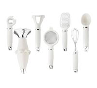 Set Di Utensili Da Cucina - Kit Cucina Con Portalima - Colino Rete Pelapatate Uova Apriscatole Per Preparazione Pasti