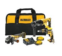 Set di utensili Dewalt DCH133+DCG405+DCF620, 18V XR, Li-Ion 2x5.0Ah, DCK304P2