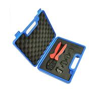 Set di utensili di crimpatura combinati con 4 set di matrici sostituibili e un attrezzo di crimpatura Kit pinza di piegatura for elettricisti Per il fai da te e la riparazione dei cavi