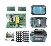 Set di utensili elettrici a batteria da 18 V con luci LED su entrambi i lati per l'uso con più modelli di caricabatterie, riparazione professionale