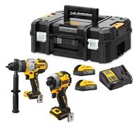 SET DI UTENSILI ELETTRICI DEWALT 2 BATTERIE POWERSTACK 18V-5AH 2 PEZZI DCK2052H2T