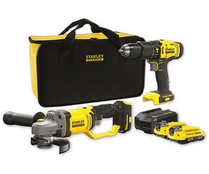 SET DI UTENSILI ELETTRICI STANLEY SFMCK471D2S-QW - Giallo, 31x10x53 cm, 2x2Ah