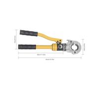 Set di utensili for crimpatura idraulica da 8 tonnellate, pinza for pressa idraulica meccanica for tubi da 16/20/25/32 mm for crimpare tubi in alluminio-plastica/PEX/PB