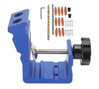 Set di utensili fori tascabile in alluminio set di fori regolabile Guida al trapano angolato a 15 gradi Localizzatore angolato in legno Impostare Localatore di perforazione ad