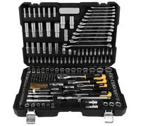 Set di utensili JCB 216 pezzi in acciaio al cromo vanadio CRV