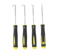 Set di utensili manuali per rimozione guarnizione olio O-Ring con design Pick and Hook 4 pezzi per riparazione di biciclette moto costruzione in acciaio e TPR