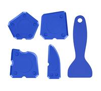 Set di utensili per calafataggio in silicone 4 pezzi Raschietto per pulizia, kit riempimento colla per vetro, adatto cucina, pavimento, porta
