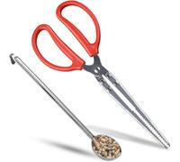 Set di utensili per caminetti in acciaio con manico ergonomico e paletta per ceneri per una manutenzione efficiente delle pinze in acciaio