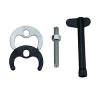 Set di utensili per guarnizioni per rubinetto in acciaio inossidabile/rame per installazione di lavello a foro singolo/doppio con design di fissaggio a ferro di cavallo Set di strumenti per chiavi per