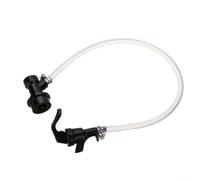 Set di utensili per la linea della birra con rubinetto da picnic, scollegamento del fusto con blocco a sfera per fusti Cornelius, kit per linea birra fatta in casa con tubo per bevande in PVC e