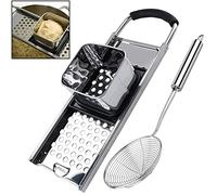 Set di utensili per pasta in acciaio inox di alta qualità con impugnatura comoda, cucchiaio per schiumarola, set di strumenti per la produzione di gnocchi all'uovo tedesco fatto in casa