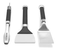 WEBER 3400074 KIT DI UTENSILI PORTATILI PER PIASTRA 3 PEZZI