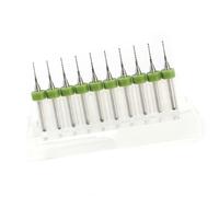 Set di utensili per punte trapano in metallo duro 10 pz per PCB 8 mm a 1.4mm(0.7mm)