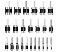 Set di utensili per punzonatura fori in pelle, punte cave per cintura, PVC, plastica, cartone e materiali in spugna, per acciaio HSS, diametro 2-25 mm, lunghezza 55 mm (22 mm)