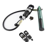 Set di utensili per sdoppiare i dadi idraulici da 12/16 tonnellate, tagliadadi resistenti con pompa a mano, rimozione dadi arrugginiti, include lame grandi/piccole per un facile utilizzo