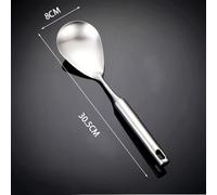 Set di utensili per spatola wok spatola wok argento 304 di alta qualità