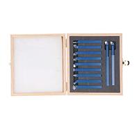 SET DI UTENSILI PER TORNIO IN METALLO DURO TORNITURA PRECISA E DUREVOLE PER OPERATORI DEL TORNIO SCATOLA INCLUSA 8 X 8 MM