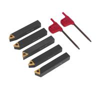 Sealey Indicizzabile 8mm Utensile di Tornitura per Tornio Set 5pc SM3025CS2