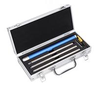 Set di Utensili per Tornitura in Metallo Duro 6 Pezzi, Inserti per Tornio con Manico e Custodia per Immagazzinaggio, Accessori per Lavorazione Metalli ad Alte Prestazioni