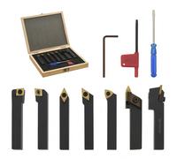 Set di utensili per tornitura indicizzabili VidaXL 12x12mm 12 pezzi