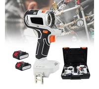 Set di utensili per trapano elettrico, kit 10 in 1 per la lavorazione del legno con batteria da 18 V e caricabatterie per la decorazione della casa e la riparazione di mobili