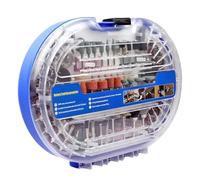 Set di utensili rotanti multiuso - accessori per fusto da 1/8", set da 276 pezzi, utensili multifunzione | taglio, lucidatura, incisione, foratura, intaglio, progetti hobby fai da te, borse per il