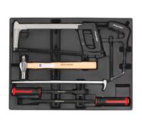 Sealey TBT30 Attrezzo Vassoio Con Leve ,Martello E Sega Taglio Set 6pc