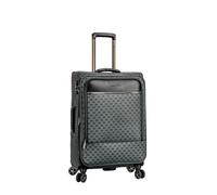Set Di Valigie Grigio Con Bagaglio A Mano E Borsa Cosmetica Espandibile