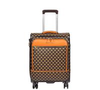 Set Di Valigie Marroni Per Bagagli Con Borsa Cosmetica Espandibile Per Viaggi