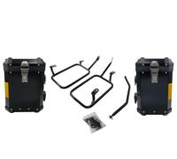 Set Di Valigie Nero Alluminio Honda CRF 1000 L 45+38 Litri Nero