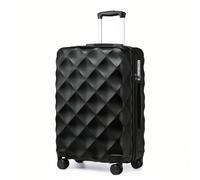 Set di valigie rigide leggere in ABS+PC da 4 pezzi con 4 ruote girevoli e lucchetto TSA. Include beauty case da 13", bagaglio a mano da 20", bagaglio da stiva da 24" e 28". Valigia Bumpy Diamond per i