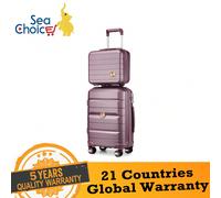 Set di valigie trolley Scelta marina, set di 2 valigie con beauty case, 100% PP, valigia da viaggio rigida con rotelle Valigia di alta qualità: realizzata in materiale 100% polipropilene per la scocca