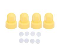 Set di valvole e membrane per la sostituzione delle parti del tiralatte per i modelli Advanced, Symphony, Swing e tiralatte manuali; include 4 valvole gialle e 8 membrane bianche