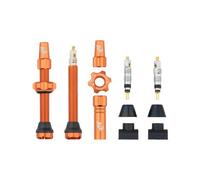 Set di valvole tubeless wolf tooth presta arancioni