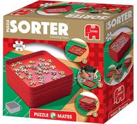 Set di vaschette per puzzle - 6 vaschette, rosse, 20 × 20 cm JUMBO PUZZLE MATES