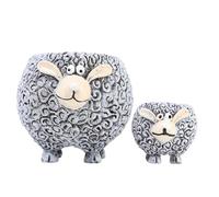 Set Di Vasi A Forma Di Pecora - Vaso In Resina A Forma Di Animale, Vaso Per Piante Da Interno A Forma Di Capra E Pecora | Vasi Decorativi Per Fiori, Grazioso Portavaso A Forma Di Pecora, Piccol